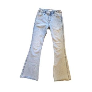 Abercrombie & Fitch Ultra High Rise Stretch Flare Jeans Women's 2 Blue Acid